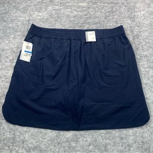 Style & Co. Sport Womens Navy Skirt Over‎ Knit Shorts"Skort" Size XL NWT